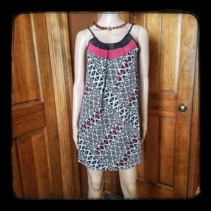 BCBGeneration Women's Triangle Print Mini Dress